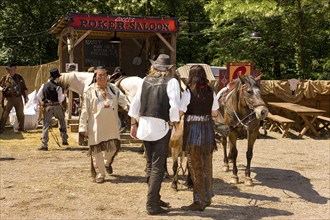 The Karl May Festival has been held every year since 1991 on a weekend in May in Lössnitzgrund