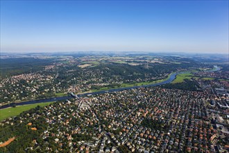 Aerial view Dresden Blue Wonder