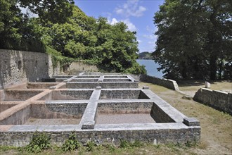 Roman ruins at Douarnenez, Finistère, Brittany, France, Europe