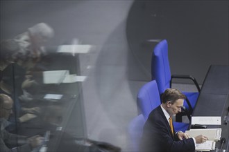 Christian Lindner (FDP), Bundesminister der Finanzen, aufgenommen im Rahmen der Sitzung des