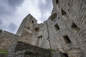 Reußenstein ruins, Swabian Alb, Baden-Württemberg, Germany, Europe