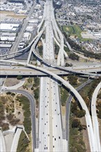 Century San Diego Freeway Highway America Los Angeles Traffic Streets Aerial View City in the, Los