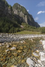 Stillup Bach, Stilluptal, Stillupgrund, Mayrhofen, High Mountain nature park Park Zillertal Alps,