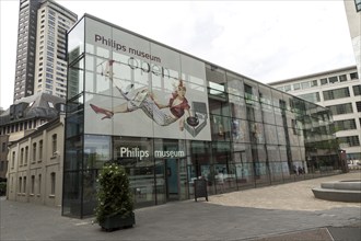 Philips museum building, Eindhoven city centre, North Brabant province, Netherlands