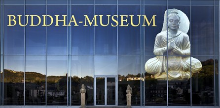 Budda Museum Traben-Trarbach, façade of the new building, Middle Moselle, Rhineland-Palatinate,