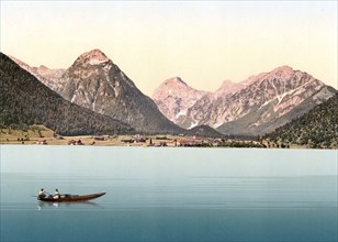 Der Achensee, Blick auf Pertisau, Tyrol, ehemals Österreich-Ungarn, heute Österreich, um 1890,