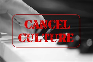 Symbolic image of the debate about the so-called cancel culture and the associated performance bans