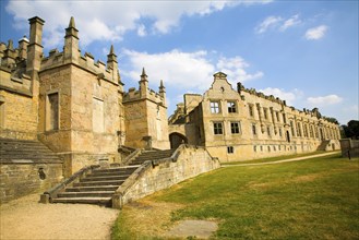 Bolsover Castle, Derbyshire, England founded in the 12th century by the Peverel family now an