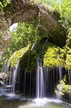 The Oasi Cascate Capelli Di Venere waterfall, also known as Fontana Capello, is located in the