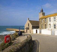 Port and small seaside resort of Porthleven, Cornwall, England, United Kingdom, Europe