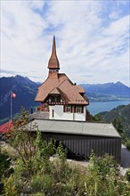 Panoramarestaurant Harder Kulm, Interlaken, Canton of Bern, Switzerland, Europe