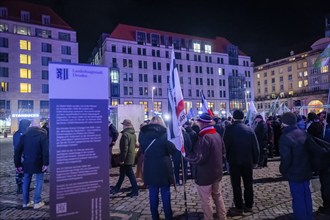 To mark 13 February and the destruction of Dresden in the Second World War, the small right-wing