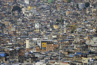 View of the Rocinha favela. Rio de Janeiro, 13.02.2013. Photographed on behalf of the Federal