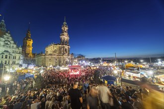 Dresden City Festival in the Old Town, Dresden City Festival, Dresden, Saxony, Germany, Europe