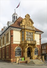 Town Hall building, Marlborough, Wiltshire, England, UK 1902 architect C E Ponting, William and