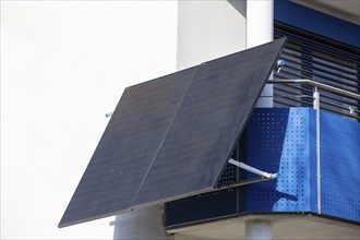 Small balcony power station on a detached house