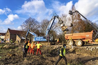 Beginning of the eviction of the Lützerath hamlet, camp of climate activists and squatters, at the