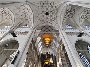 Eusebiuskerk or Grote Kerk, main church of Arnhem, interior view, Province of Gelderland,