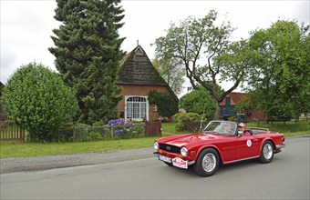 Europe, Germany, Lower Saxony, Lower Elbe Classics, classic car tour, Triumph TR 6, year of