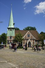 Europe, Germany, Hamburg, Bergedorf district, Church of St Peter and St Pauli, half-timbered, 16th,