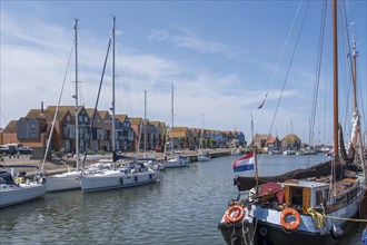 Stavoren on the Ijsselmeer, the oldest of the 11 Frisian towns, province of Friesland, Netherlands