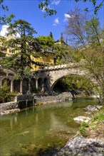 Summer promenade, Passer promenade, Passer, Merano, South Tyrol, Italy, Europe