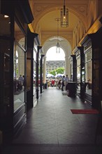 Germany, Hamburg, City, Alster Arcades, Mellin Passage, Hamburg's oldest passage, View to the