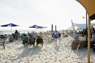 Beach bar, Wyk, Föhr, North Frisian Islands, North Frisia, Schleswig-Holstein, Germany, Europe