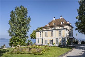 Arenenberg Castle, also Napoleon Museum with park, Lake Constance, municipality of Salenstein,