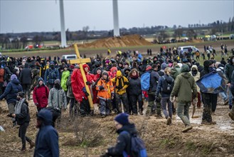 Violent clashes between thousands of demonstrators and the police, after a demonstration against