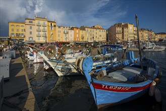 Harbour, St. Tropez, Département Var, Cote d'Azur, Provence-Alpes-Côte d'Azur, South of France,