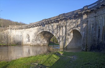 Dundas Aqueduct near Limpley Stoke, Wiltshire, England built by John Rennie completed 1801