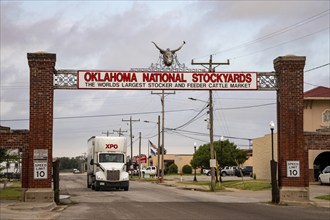 Oklahoma City, Oklahoma, The entrance to the Oklahoma National Stockyards. Since it was founded in