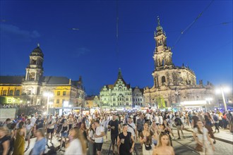 Dresden City Festival in the Old Town, Dresden City Festival, Dresden, Saxony, Germany, Europe