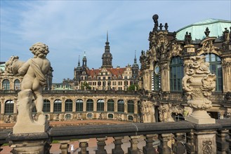 Zwinger courtyard, park, park complex, architecture, attraction, famous, historic, history,