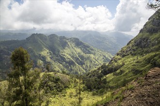 View of Ella Gap pass, Ella, Badulla District, Uva Province, Sri Lanka, Asia