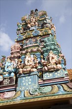 Hindu temple in town of Haputale, Badulla District, Uva Province, Sri Lanka, Asia