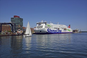 Europe, Germany, Schleswig-Holstein, Kiel, state capital, Baltic Sea, harbour, Schwedenkai, Stena