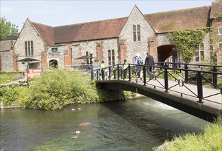 The Mill pub cordoned off by police May after nerve agent attack on the Skripals in March 2018,