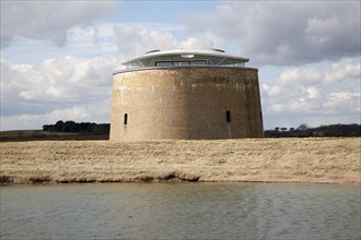 Martello Tower Y built 1808 conversion by Duncan and Kristin Jackson, Alderton, Suffolk, England