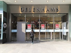 Debenhams department store shop, Henry Street, Dublin city centre, Ireland, Republic of Ireland,