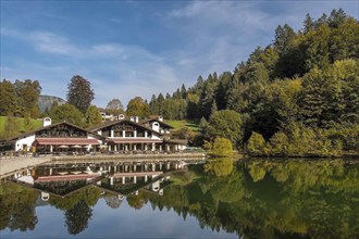 Gasthaus am Rießersee, Garmisch-Partenkirchen, Werdenfelser Land, Oberland, Bavaria, Germany,