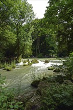 Europe, Germany, Bavaria, Munich, English Garden, City Park between Lehel and Schwabing, Eisbach,