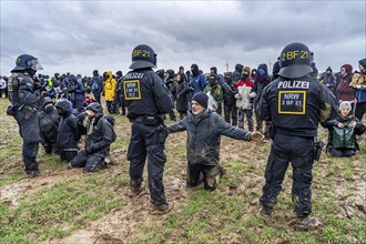 Violent clashes between thousands of demonstrators and the police, after a demonstration against