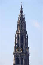 Tower of the Cathedral of Our Lady, Onze-Lieve-Vrouwekathedraal, Gothic, UNESCO World Heritage