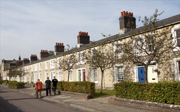 Terraced housing in the nineteenth century planned Railway Village built for workers in the Great