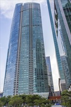 Modern futuristic buildings and skyscaper in the center of Singapore