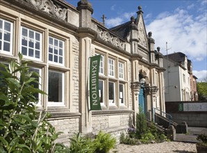 Exhibition at the Heritage Centre building Calne, Wiltshire, England in former public library