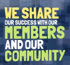 We Share Our Success With Our Members and Our Community, East of England Co-operative Society shop