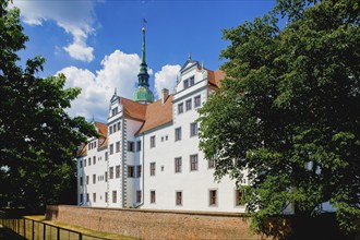 Doberlug Castle is a four-winged complex built in the Renaissance style in Doberlug-Kirchhain,